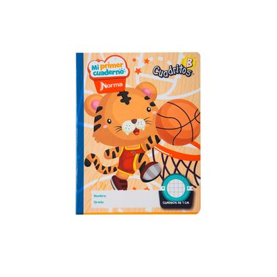 Cuaderno-Norma-Mi-Primer-Cuaderno-B-Tigre-Basketbolista