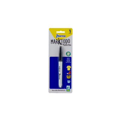 Marcador-Permanente-Punta-Fina-Blister-X1-Negro-Norma-544613
