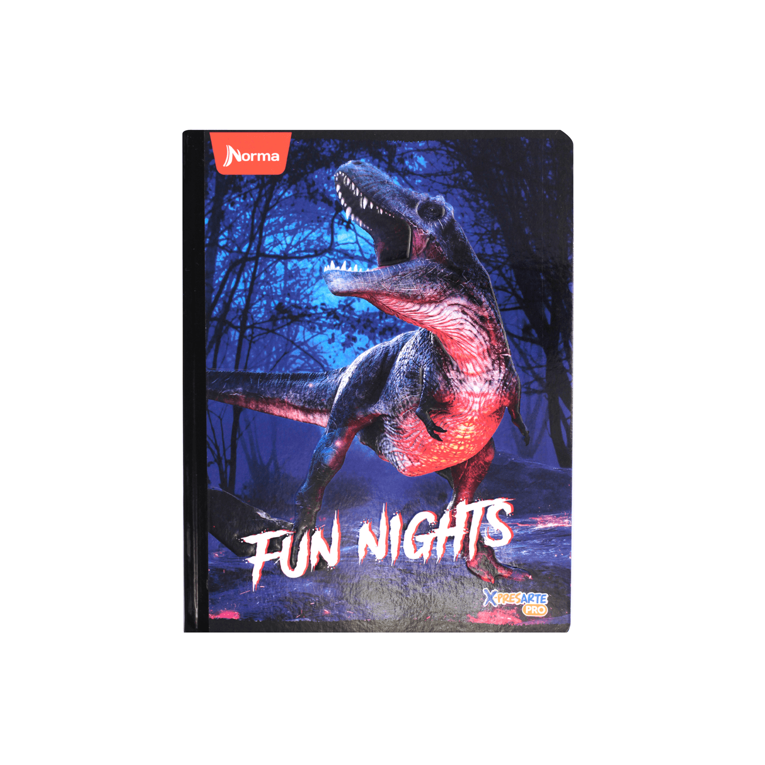 Cuaderno Cosido Dinosaurios Mediano 50 Hojas 1 Materia Linea Corriente  Colombia - 5 Fun Nights - Tienda Norma