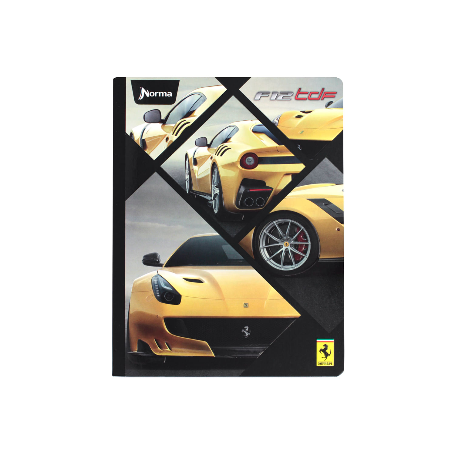 CUADERNO-COSIDO-FERRARI-MEDIANO-100-HOJAS-1-MATERIA-LINEA-CORRIENTE-COLOMBIA-3-F12-TDF  - Tienda Norma